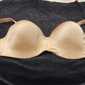 Playtex Strapless Molded Bandeau in Light Beige